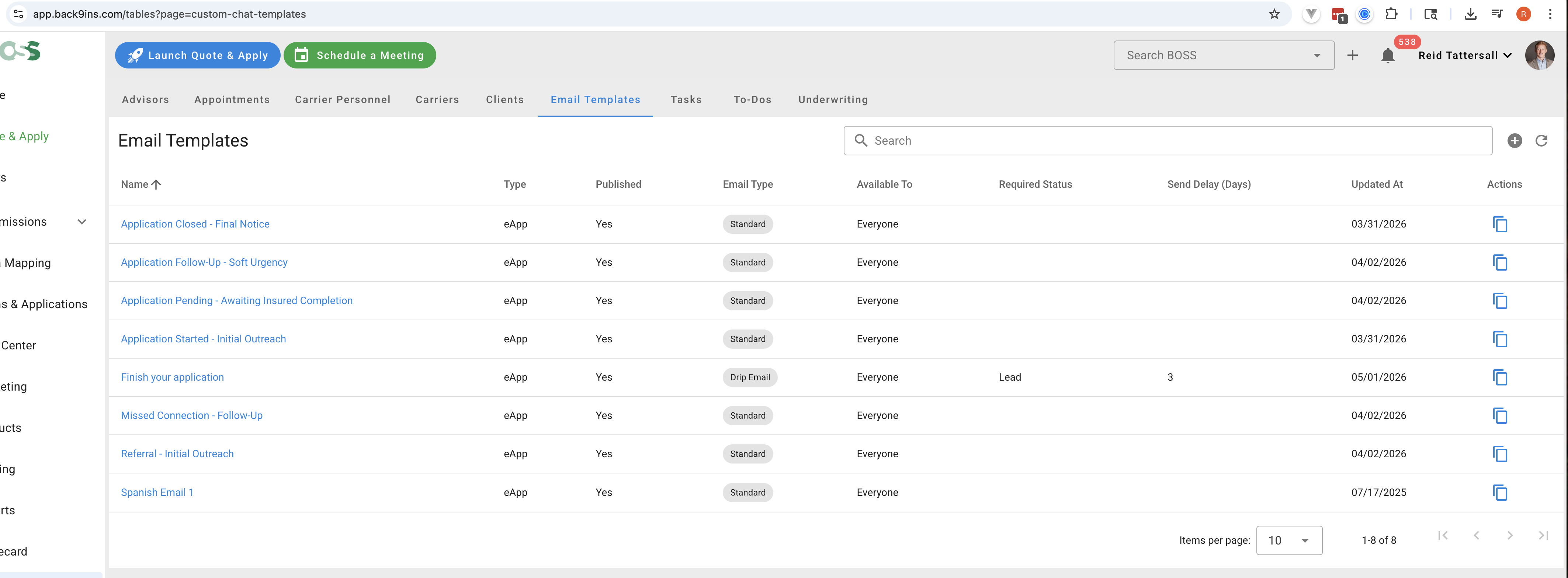 Email Templates